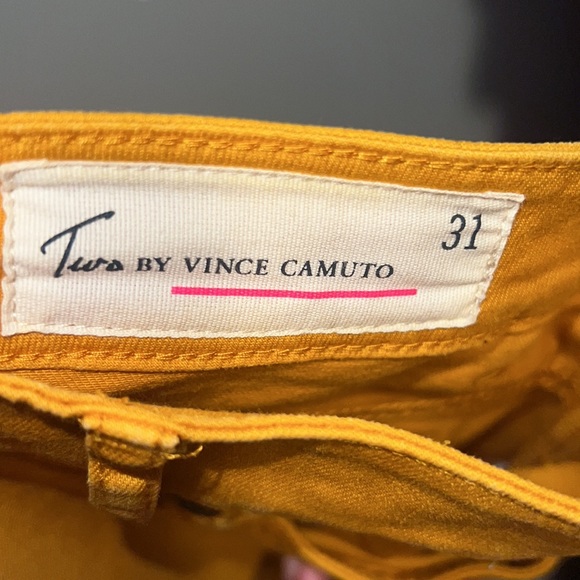 Two by Vince camuto yellow jeans - Picture 3 of 3